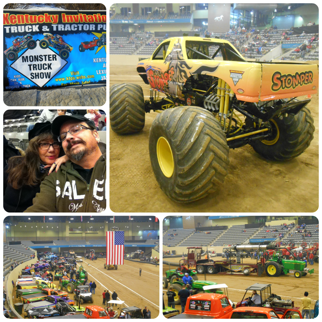 truck pull collage